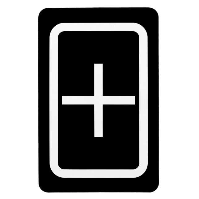 Magnet Flexible Carte Zener | Connexion Plus (Vertical)