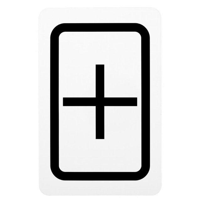 Magnet Flexible Carte Zener | Connexion Plus (Vertical)