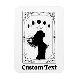 Magnet Flexible Cartes de Tarot Personnalisées Ajouter un Nom Cade