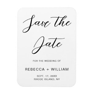 Magnet Flexible Carton d'invitation de mariage personnalisé