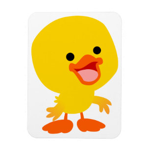 Magnet Flexible Carton souriant mignon Duckling Aimant flexible