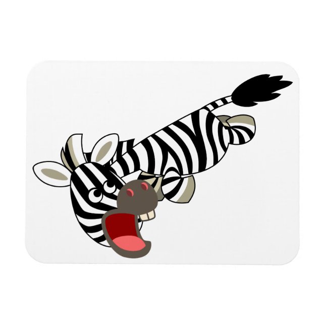 Magnet Flexible Cartoon Zebra Flexible (Horizontal)
