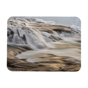 Magnet Flexible Cascade de Godafoss, hiver, Islande