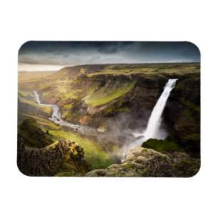 Magnet Flexible Cascade de Haifoss Été en Islande