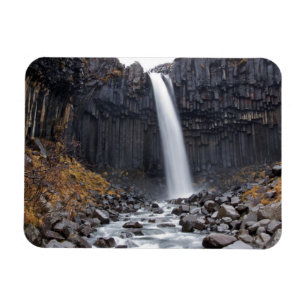 Magnet Flexible Cascade de Svartifoss en Islande aimant rectangula