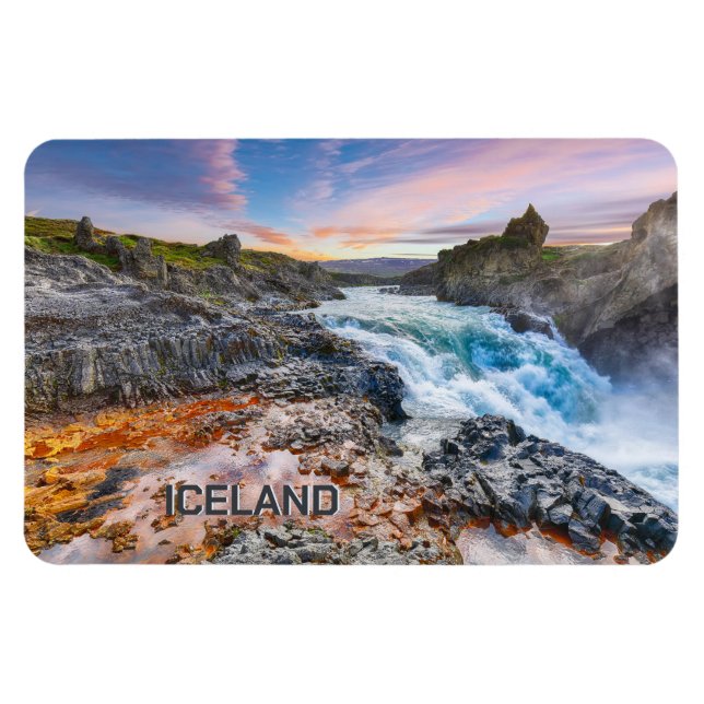 Magnet Flexible Cascades de Geitafoss, Islande (Horizontal)