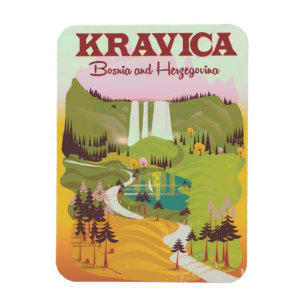 Magnet Flexible Cascades de Kravica Bosnie-Herzégovine