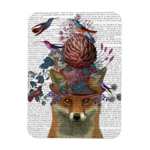 Magnet Flexible Casque d'oiseaux renard avec Artichoke