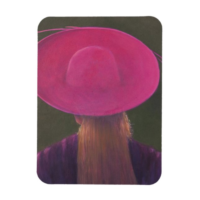 Magnet Flexible Casquette rose 2014 (Vertical)