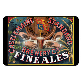 Magnet Flexible Castlemaine Australian Beer Étiquette