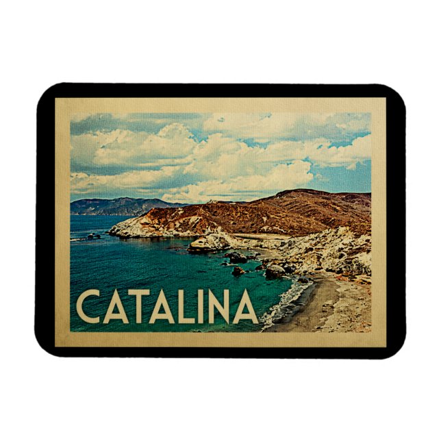 Magnet Flexible Catalina California Vintage voyage (Horizontal)