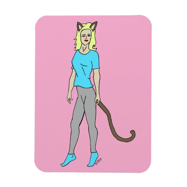 Magnet Flexible catgirl (Vertical)