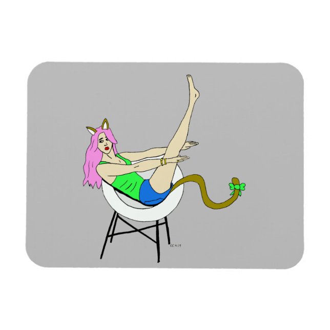 Magnet Flexible catgirl (Horizontal)