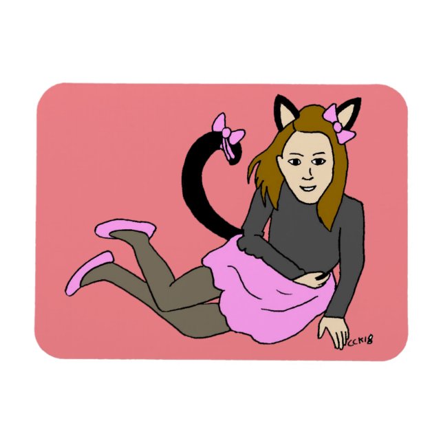 Magnet Flexible catgirl (Horizontal)