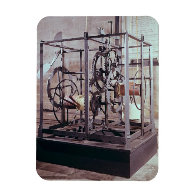 Magnet Flexible Cathedral clock made for the Tower in Salisbury Ca (Vertical)