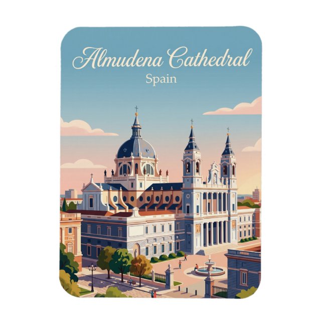Magnet Flexible Cathédrale d'Almudena Espagne (Vertical)