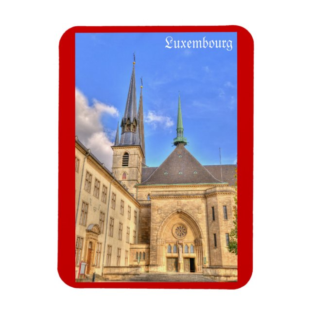 Magnet Flexible Cathédrale de Luxembourg (Vertical)