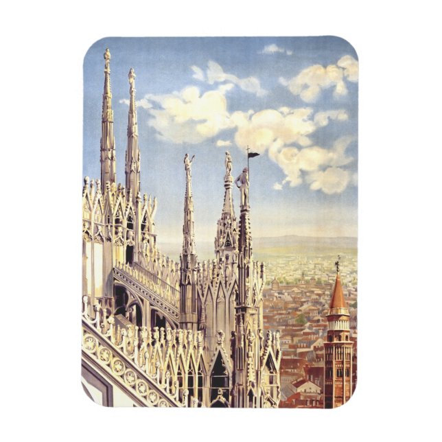 Magnet Flexible Cathédrale de Milan Duomo Nativité de Sainte Marie (Vertical)