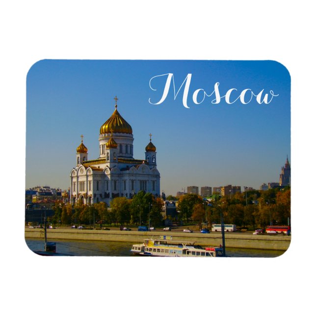Magnet Flexible Cathédrale de Moscou Moskva Architecture paysager (Horizontal)