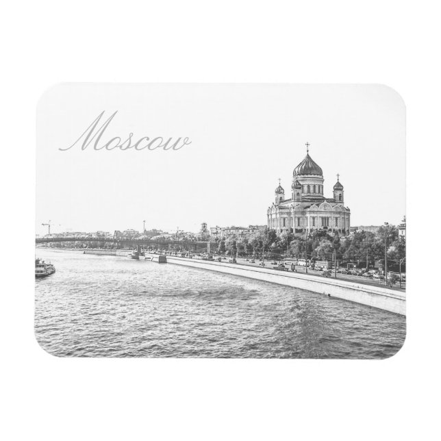 Magnet Flexible Cathédrale de Moscou Moskva Architecture paysager (Horizontal)