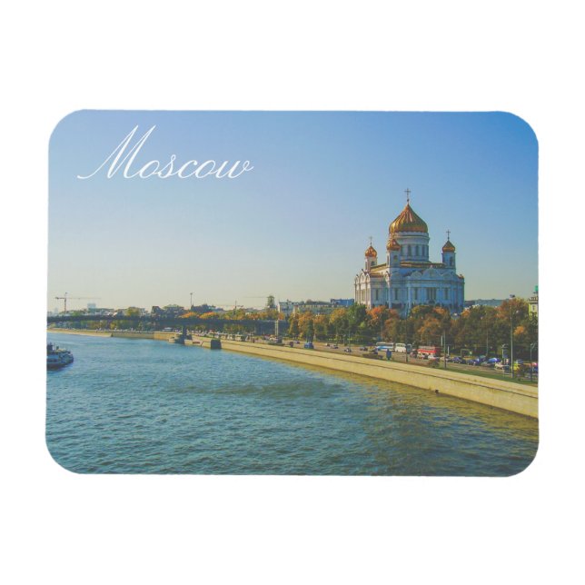 Magnet Flexible Cathédrale de Moscou Moskva Architecture paysager (Horizontal)