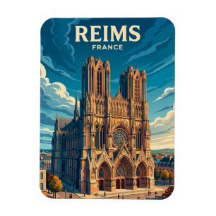 Magnet Flexible Cathédrale de Reims France