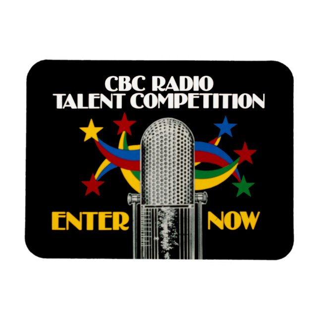 Magnet Flexible CBC Radio Talent Competition (années 1981) (Horizontal)