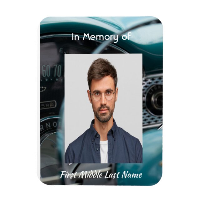 Magnet Flexible Célébration de la vie voitures anciennes Véhicules (Vertical)