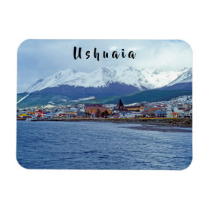 Magnet Flexible Célèbre Ushuaia - Tierra del Fuego, Argentine