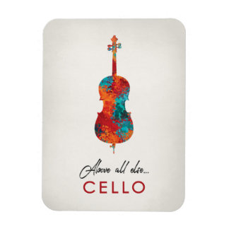 Magnet Flexible Cello - Bright Colorée Music