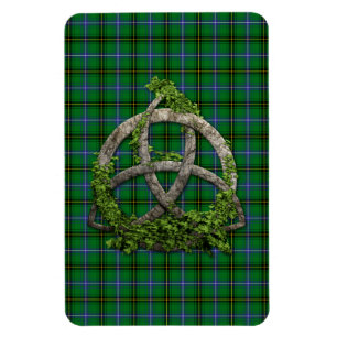 Magnet Flexible Celtic Trinity Knot Et Clan Henderson Tartan