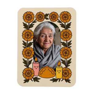 Magnet Flexible Cempasúchil Ofrenda Altar Día de Muertos