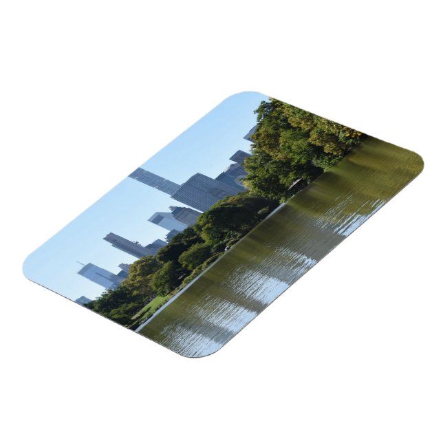 Magnet Flexible Central Park Lake New York City Architecture NYC (Côté Gauche)