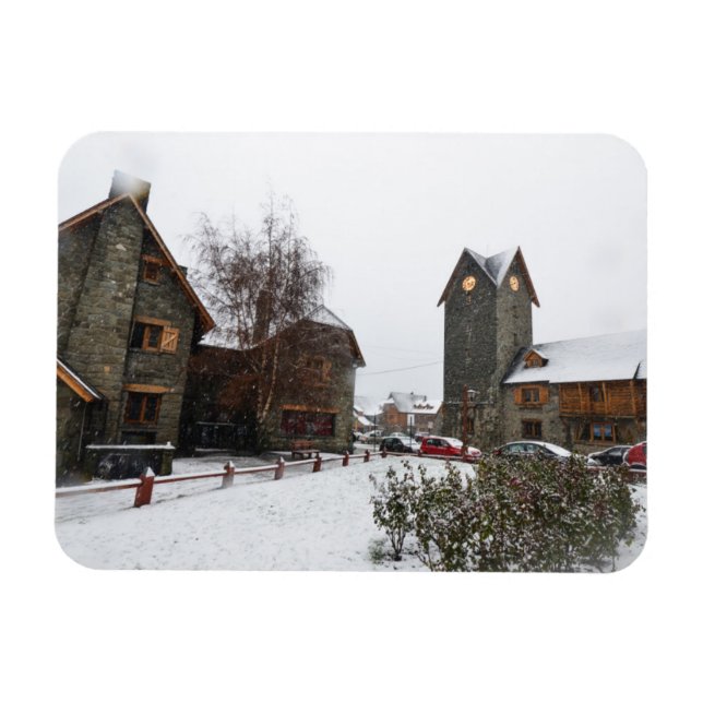 Magnet Flexible Centre civique Bariloche, Patagonie Argentine (Horizontal)