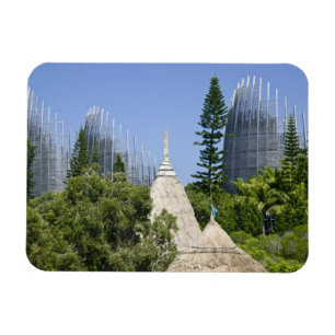 Magnet Flexible Centre culturel de Tjibaou, Nouméa, Nouvelle-Cal