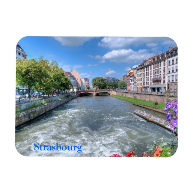 Magnet Flexible Centre de Strasbourg, France voyage (Horizontal)
