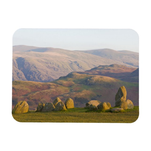 Magnet Flexible Cercle de pierres de Castlerigg, district des lacs (Horizontal)