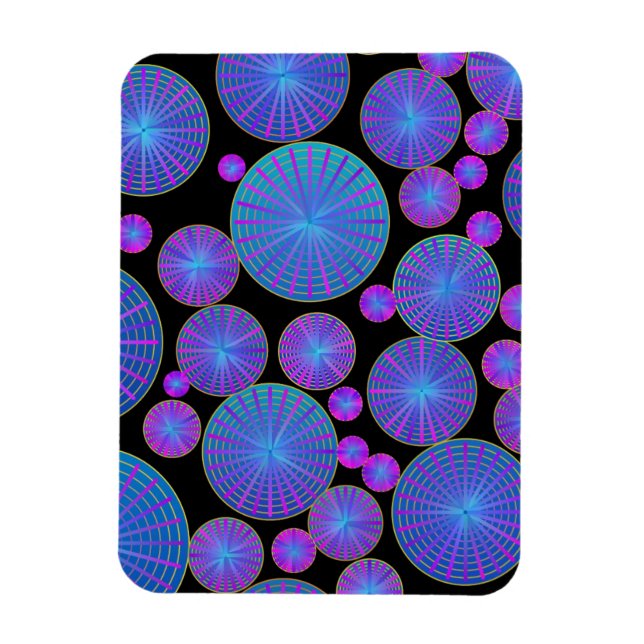 Magnet Flexible Cercles Roues et disques avec rayons (Vertical)