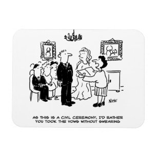 Magnet Flexible Cérémonie de mariage civil à l'état civil
