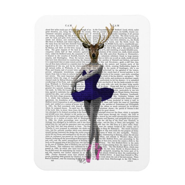 Magnet Flexible Cerf de Ballerina en bleu (Vertical)
