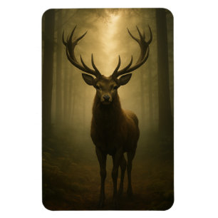 Magnet Flexible Cerf de la Forêt Enchantée – Art Ethéré de la Faun
