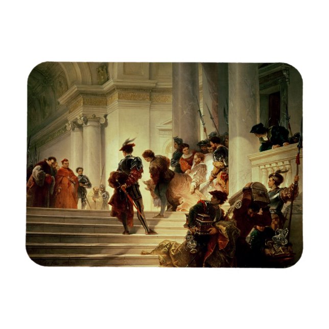 Magnet Flexible Cesare Borgia leaving the Vatican (Horizontal)