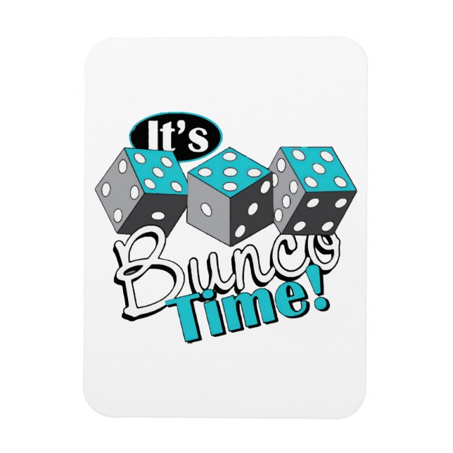 Magnet Flexible C'est Bunco Time ! (Vertical)