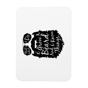 Magnet Flexible C'est ce que je fais je cultive une barbe et je sa