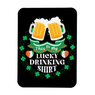 Magnet Flexible C'est ma Saint-Patrick de bière chanceuse