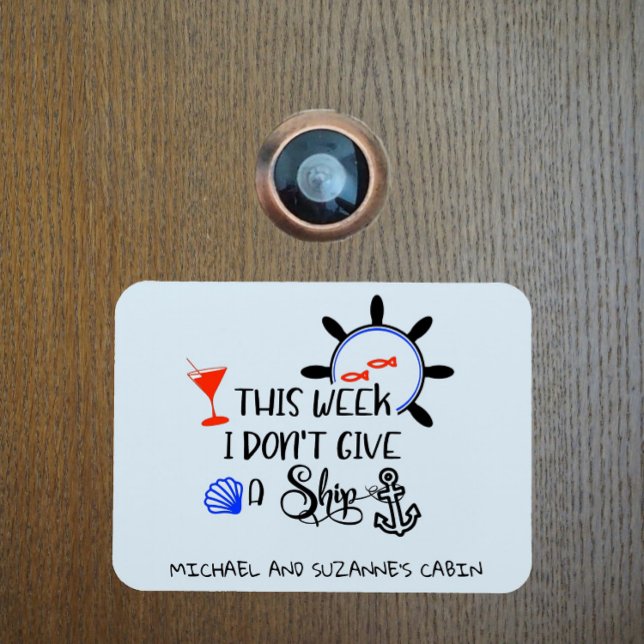 Magnet Flexible Cette semaine, je ne donne pas de Cabine de croisi (Créateur téléchargé)