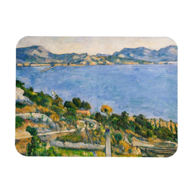 Magnet Flexible Cezanne - Golfe de Marseille vu de L'Estaque (Horizontal)