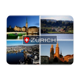 Magnet Flexible CH Suisse - Zurich - la nuit - Feldbach -