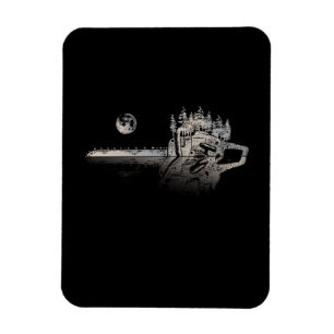 Magnet Flexible Chainsaw Woodworker Cadeau Hommes Lumberjack Arbor