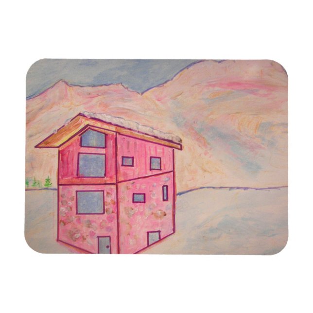 Magnet Flexible Chalet Snow (Horizontal)